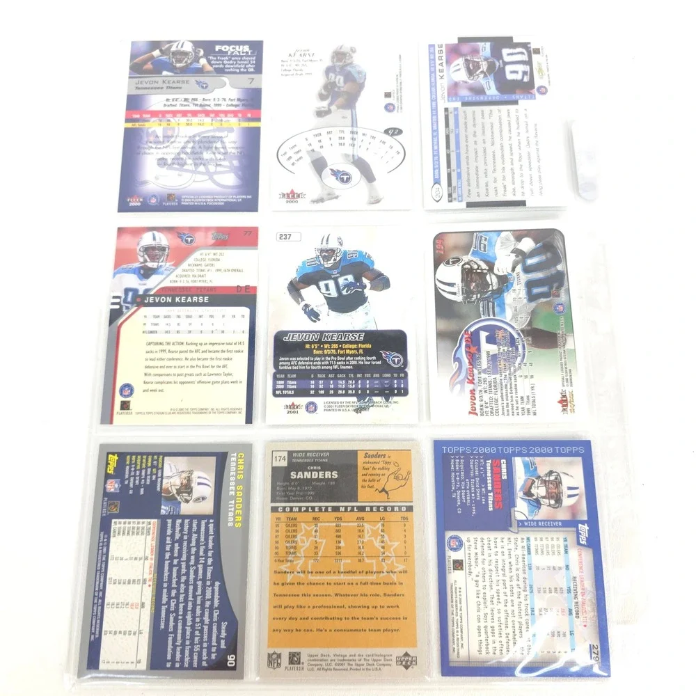 Tennessee Titans 72 Football Cards Dyson Mason Kearse Rolle Bishop 90s 00s NFL‎ - Picture 15 of 16